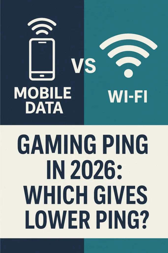 Mobile Data vs Wi-Fi Gaming